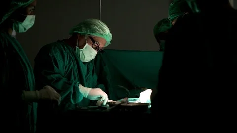 Surgery in operation. Stock Footage 92344252