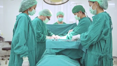 Surgery in operation. Stock Footage 92355019