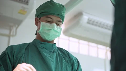 Surgery in operation. Video stock 92355675