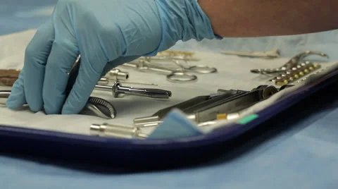 Surgery preparation Video stock 43432859