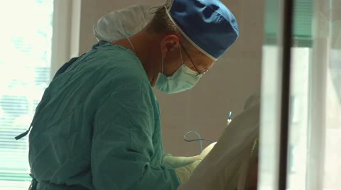 Surgery in process Stock Footage 64424550