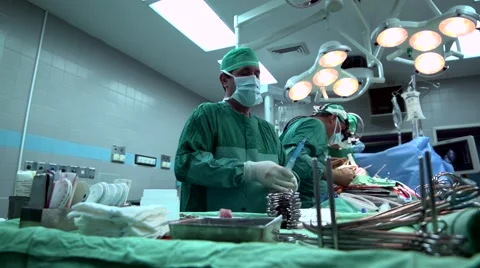 Surgery Room Heart-lung machine Stock Footage 44238896