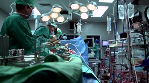 Surgery Room Heart-lung machine Stock Footage 44239139