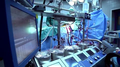 Surgery Room Heart-lung machine Stock Footage 44239150