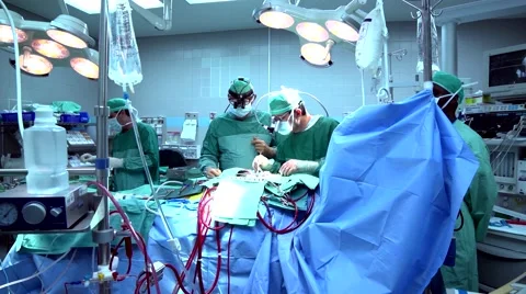 Surgery Room Heart-lung machine Stock Footage 44239696