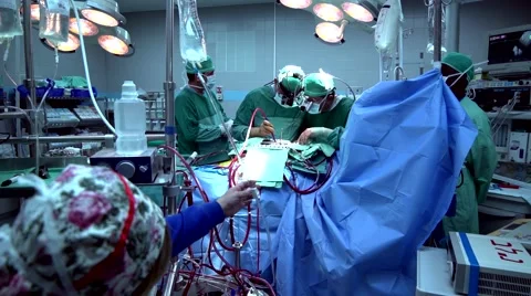 Surgery Room Heart-lung machine Stock Footage 44240313