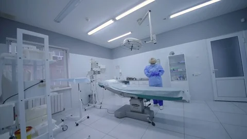Surgery room in surgery 库存影片 81133265