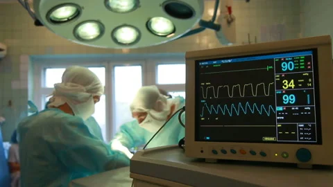 Surgery team operating Stock Footage 86598349