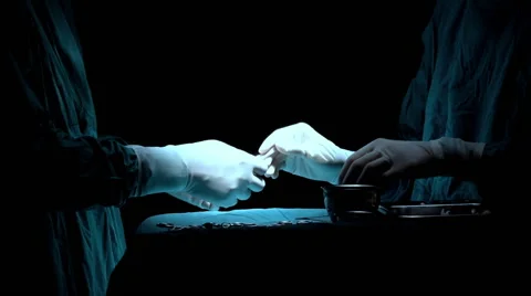 Surgery team in the operating room Stock Footage 56603718