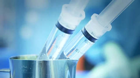 Surgery tools in Operation room Stock Footage 41434276