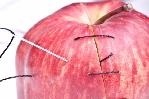 Surgical apple Stock Photos