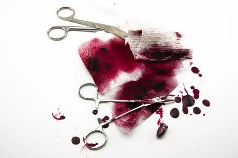 Surgical composition. Stock Photos