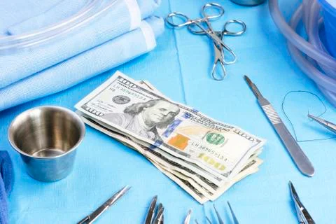 Surgical costs Stock Photos