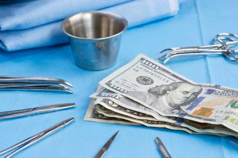 Surgical costs Stock Photos