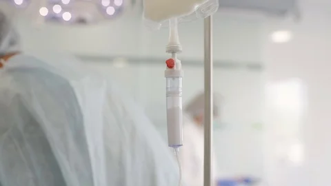 Surgical dripper closeup Stock Footage 79620414