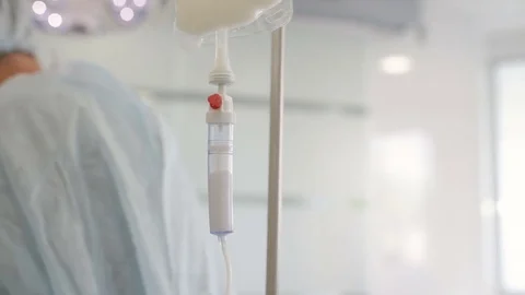 Surgical dripper closeup Stock Footage 79620435