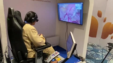 A surgical drone designed in India could operate in war zones, Nueva Delhi, ES - Stock Footage 332427822