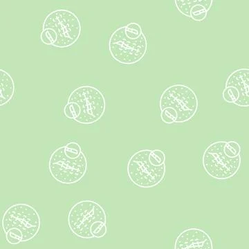 Surgical excision mole removal line seamless pattern Illustrazione stock