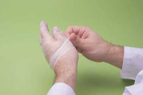 Surgical gloves Stock Photos