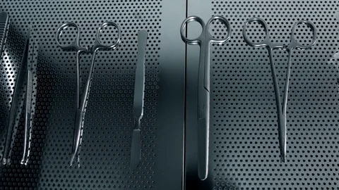 A surgical instrument is ready for operation Stock Footage 80999817