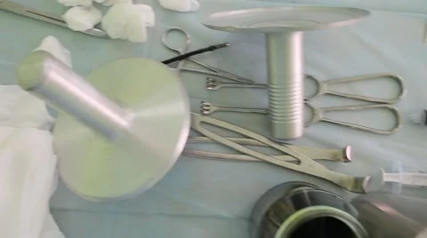 Surgical instrument for surgery Stock Footage 64682564
