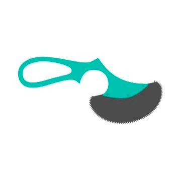 Surgical instruments bone saw tool vector icon. Prosthetic ankle flat care do Stock Illustration