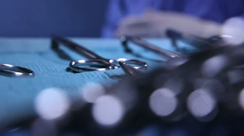 Surgical Instruments Stock Footage 32845629