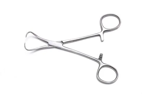 Surgical instruments isolated Foto stock