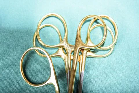 Surgical instruments in the operating room. Stock Photos