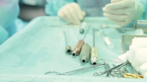 Surgical instruments for operations 스톡 동영상 70003313