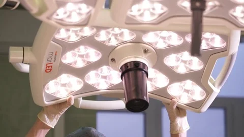 Surgical lighting Stock Footage 84777222