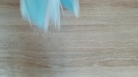 Surgical Mask Dropping On Table Stock Footage 136957442