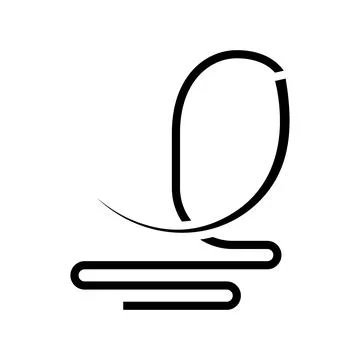 Surgical needle thread surgeon glyph icon vector illustration イラスト素材