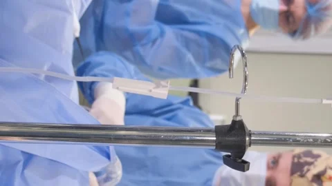 Surgical operation on leg veins, endoven... | Stock Video | Pond5