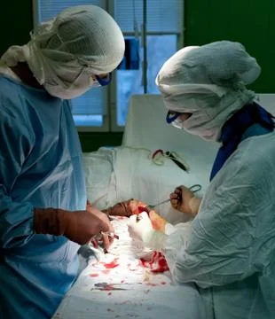 Surgical operation Stock Photos