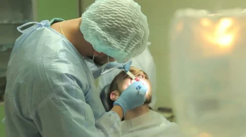 Surgical protocol of dental implants Stock Footage 44908219