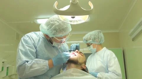 Surgical protocol of dental implants Stock Footage 44908334