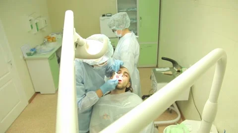 Surgical protocol of dental implants Stock Footage 44908399