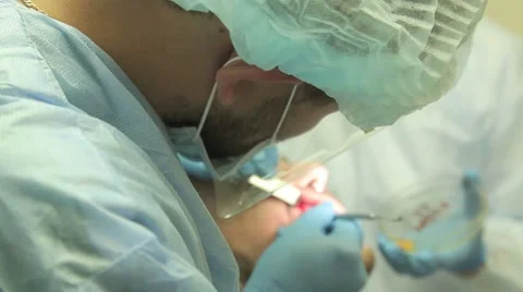 Surgical protocol of dental implants Stock Footage 44908562