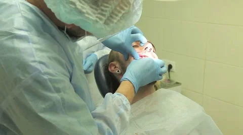 Surgical protocol of dental implants Stock Footage 44908579