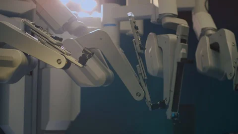 Surgical Robotic Machine Video stock 105821312