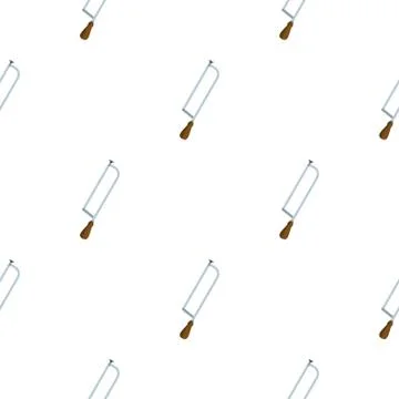 Surgical saw pattern flat Stock Illustration