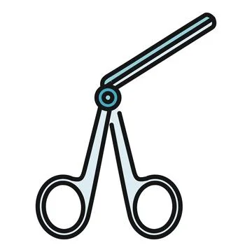 Surgical scissors vector icon representing healthcare instrument Stock Illustration