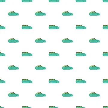 Surgical shoe cover pattern for hygiene and safety Stock Illustration