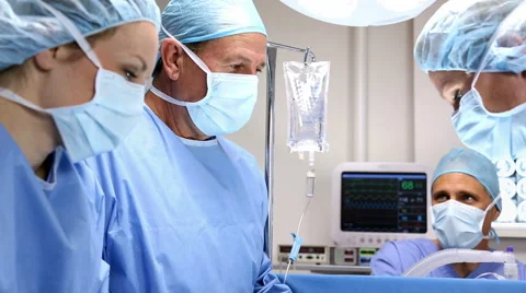 Surgical Team Stock Footage 43350863