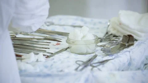 Surgical tools Video stock 60798603