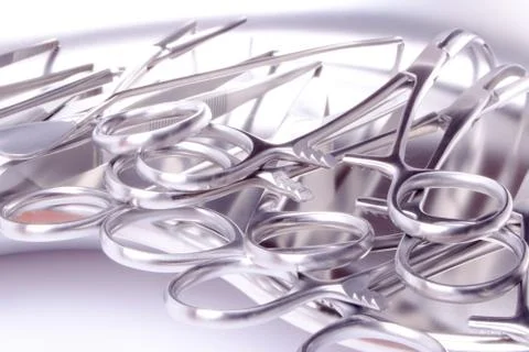 Surgical tools handle Stock Photos