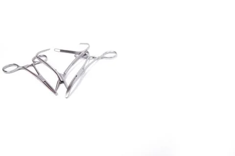 Surgical on white Stock Photos