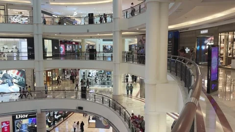Suria KLCC shopping centre in Kuala Lumpur, Malaysia. Stock Footage 295978747