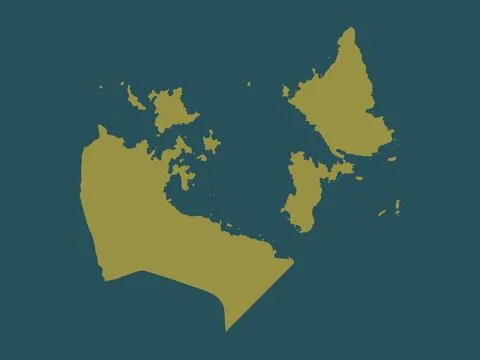 Surigao del Norte, Philippines. Solid color shape 스톡 일러스트